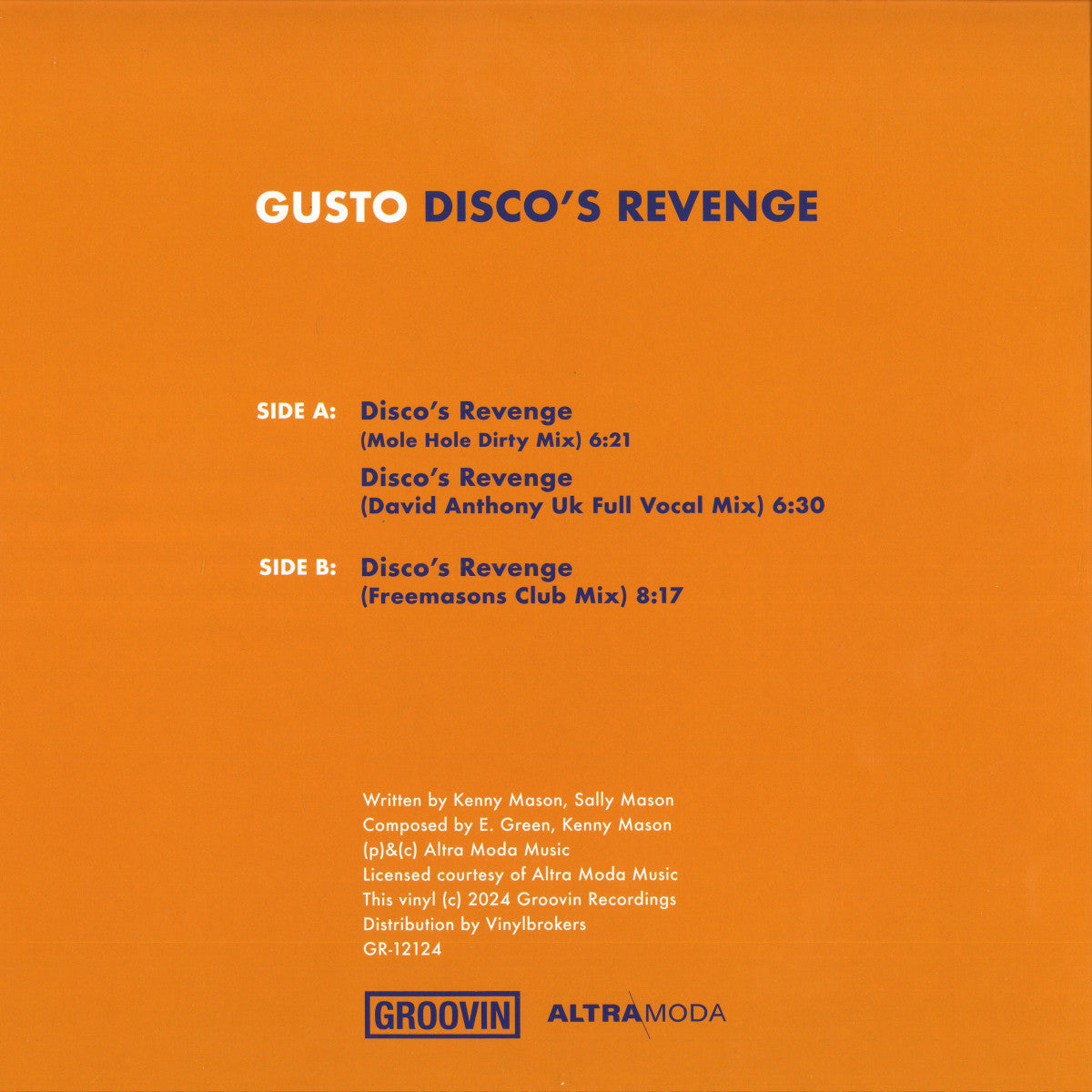 Gusto
Disco's Revenge