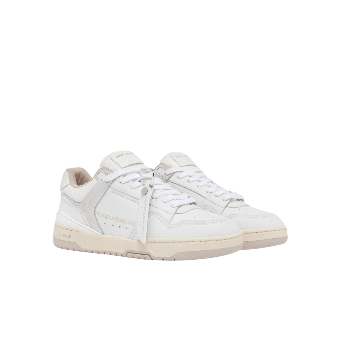 Crime London - Sneaker Dribble Casper White