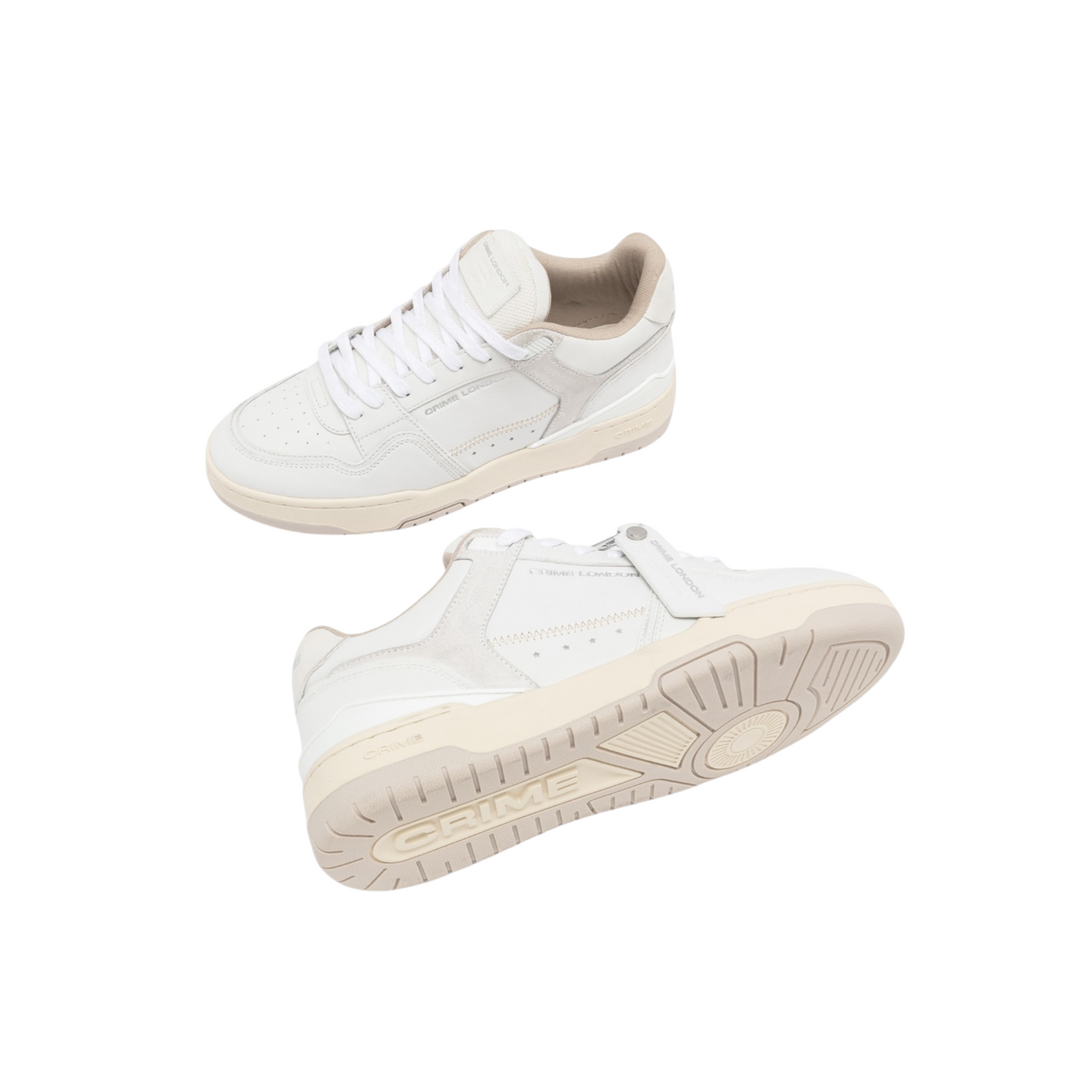 Crime London - Sneaker Dribble Casper White