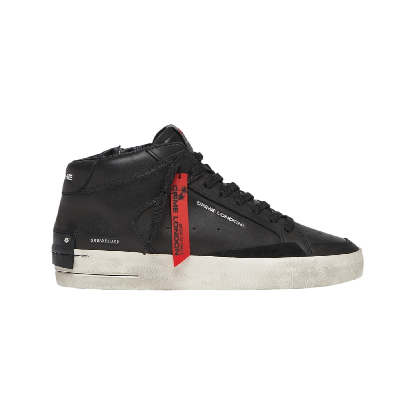 18152AA6 - Crime London - Sneaker Sk8 Deluxe Mid Black Venom