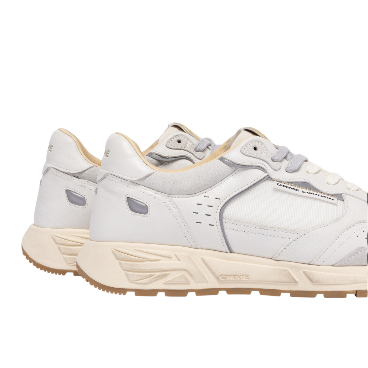 Crime London - Sneaker Rush Almond White