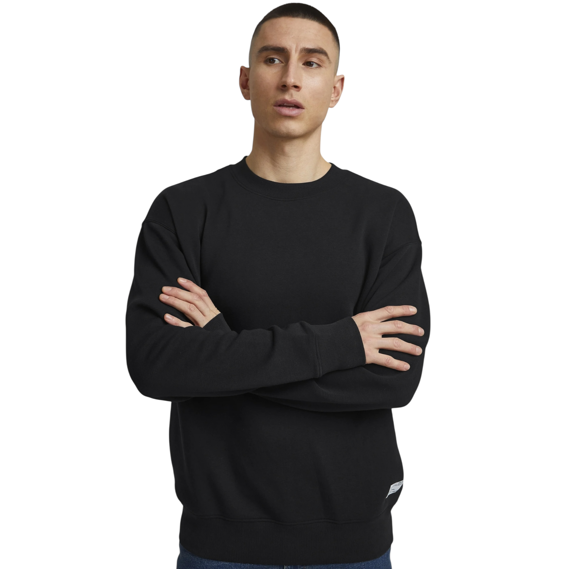 21107419 - SOLID FELPA LENZ CREW S BLACK