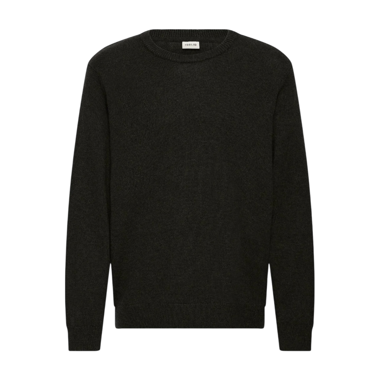 21108783 - SOLID PULLOVER RICK ONECK BLACK