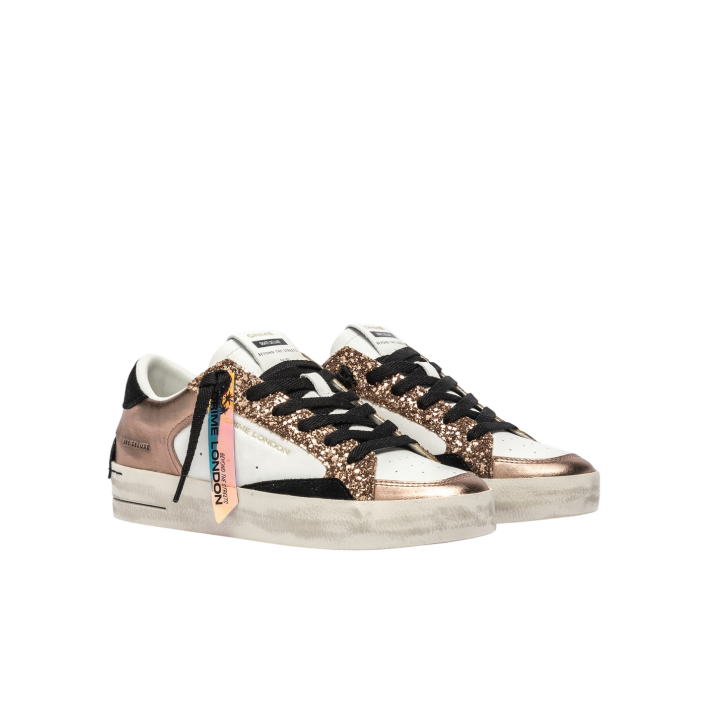 Crime London - Sneakers SK8 Deluxe Ambre Glam