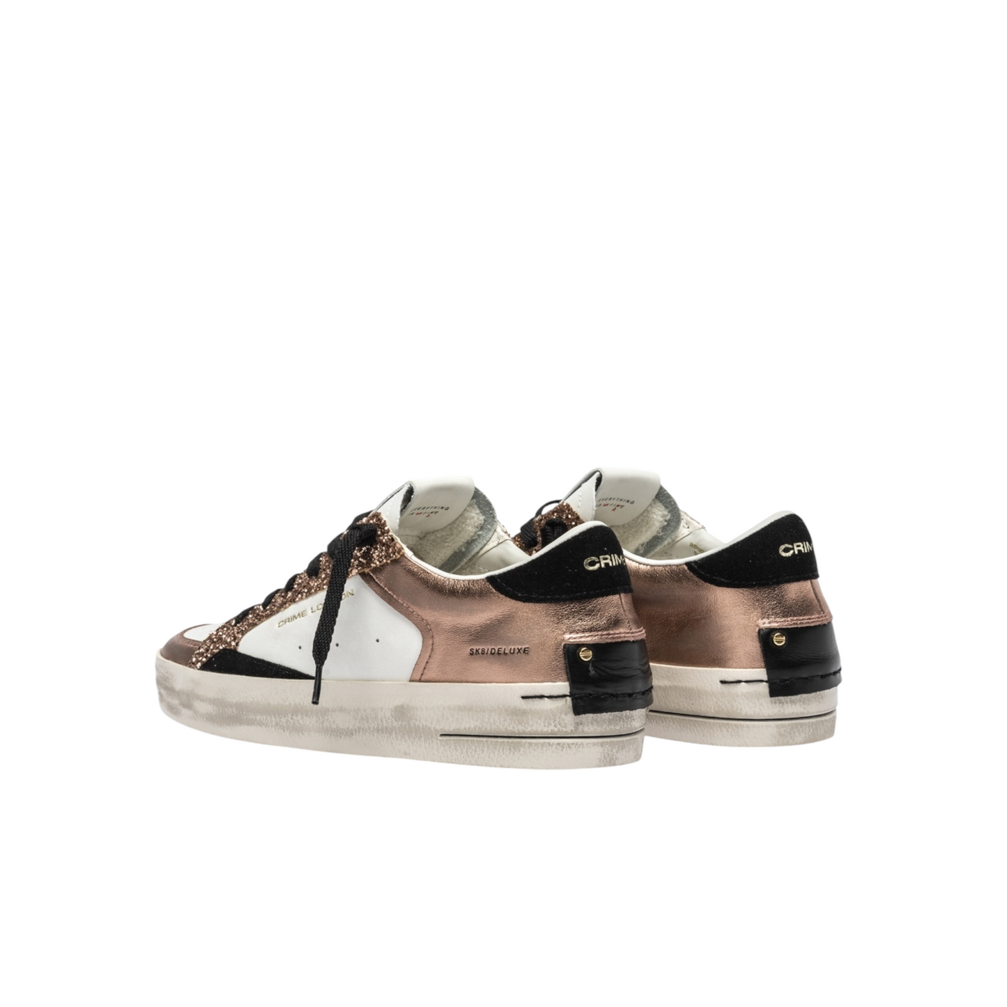 Crime London - Sneakers SK8 Deluxe Ambre Glam
