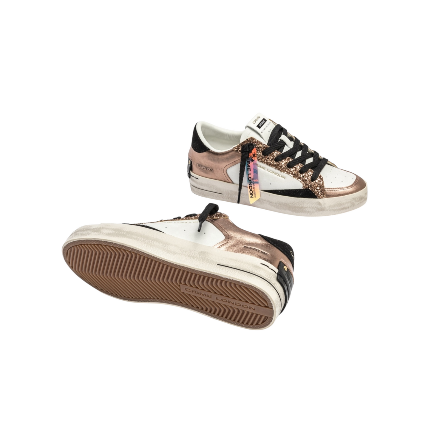 Crime London - Sneakers SK8 Deluxe Ambre Glam