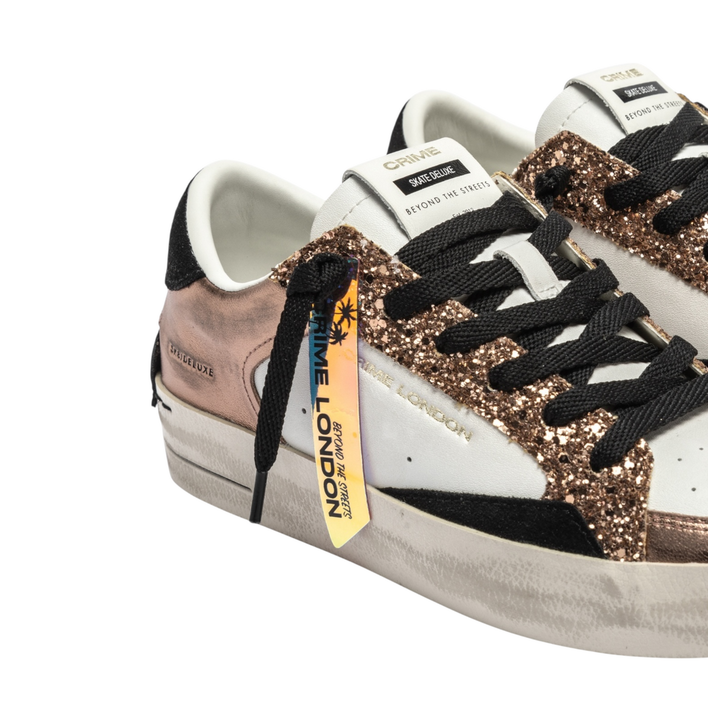 Crime London - Sneakers SK8 Deluxe Ambre Glam