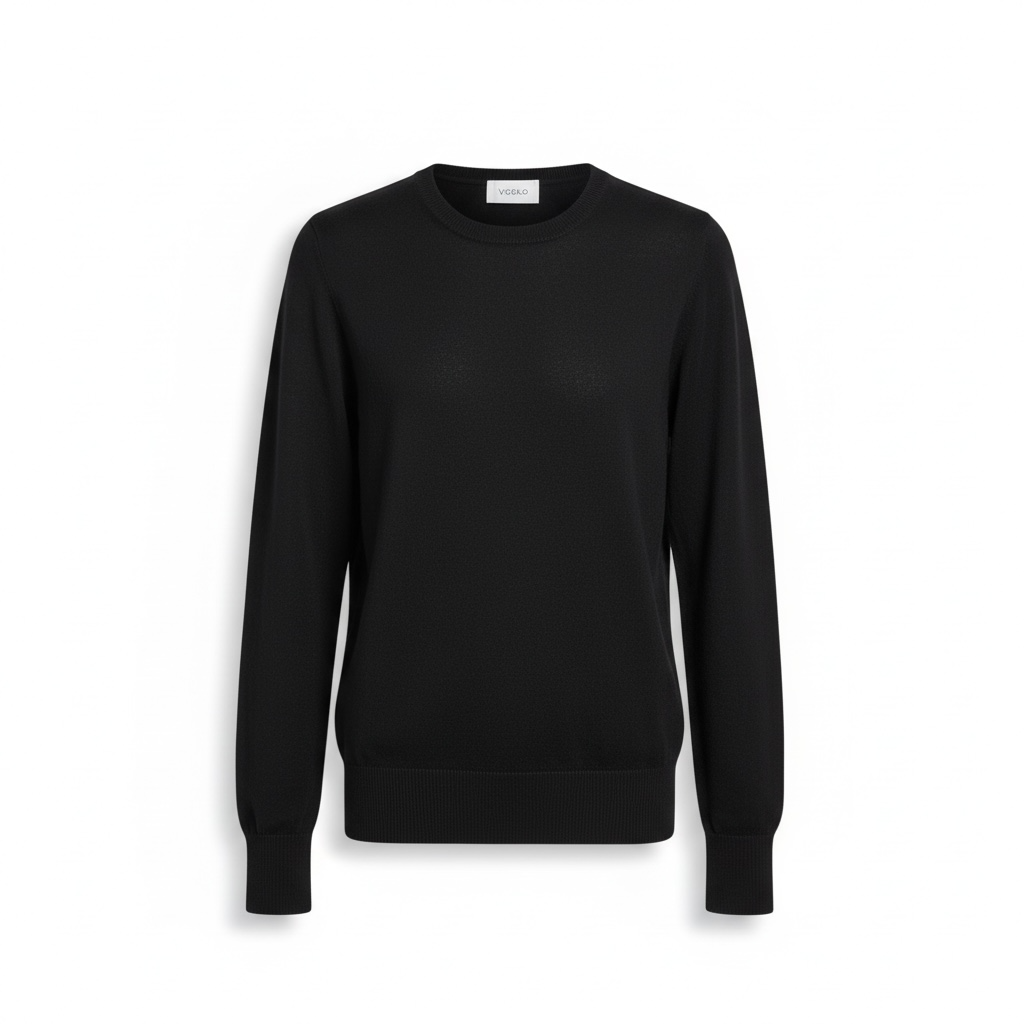 2A2055 - VICOLO KNITWEAR maglia girocollo NERO