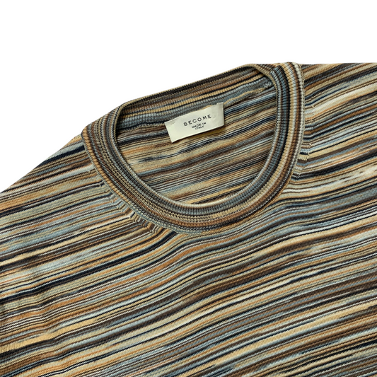 Become - T-shirt Righe