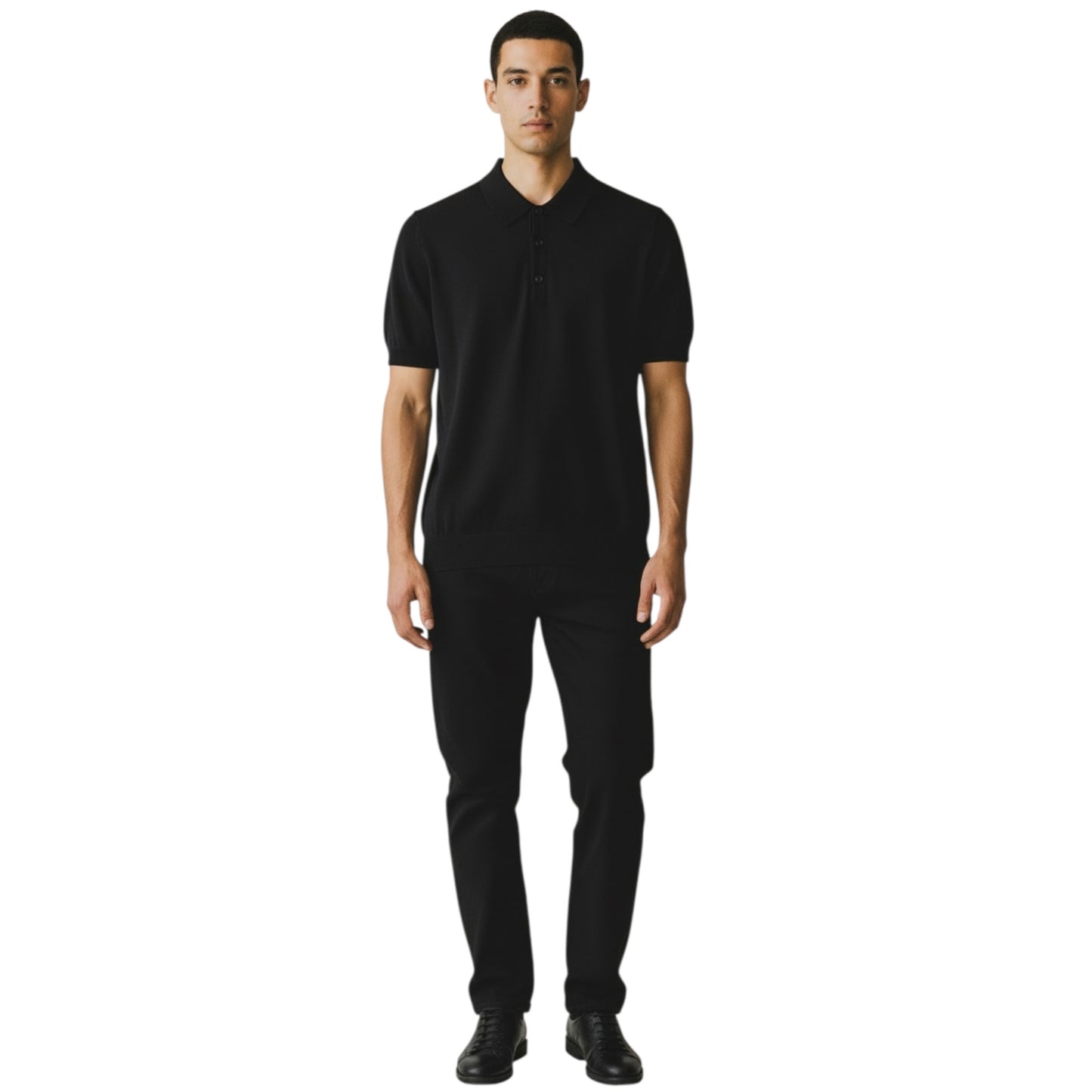 535326 - BECOME POLO FILO NERO