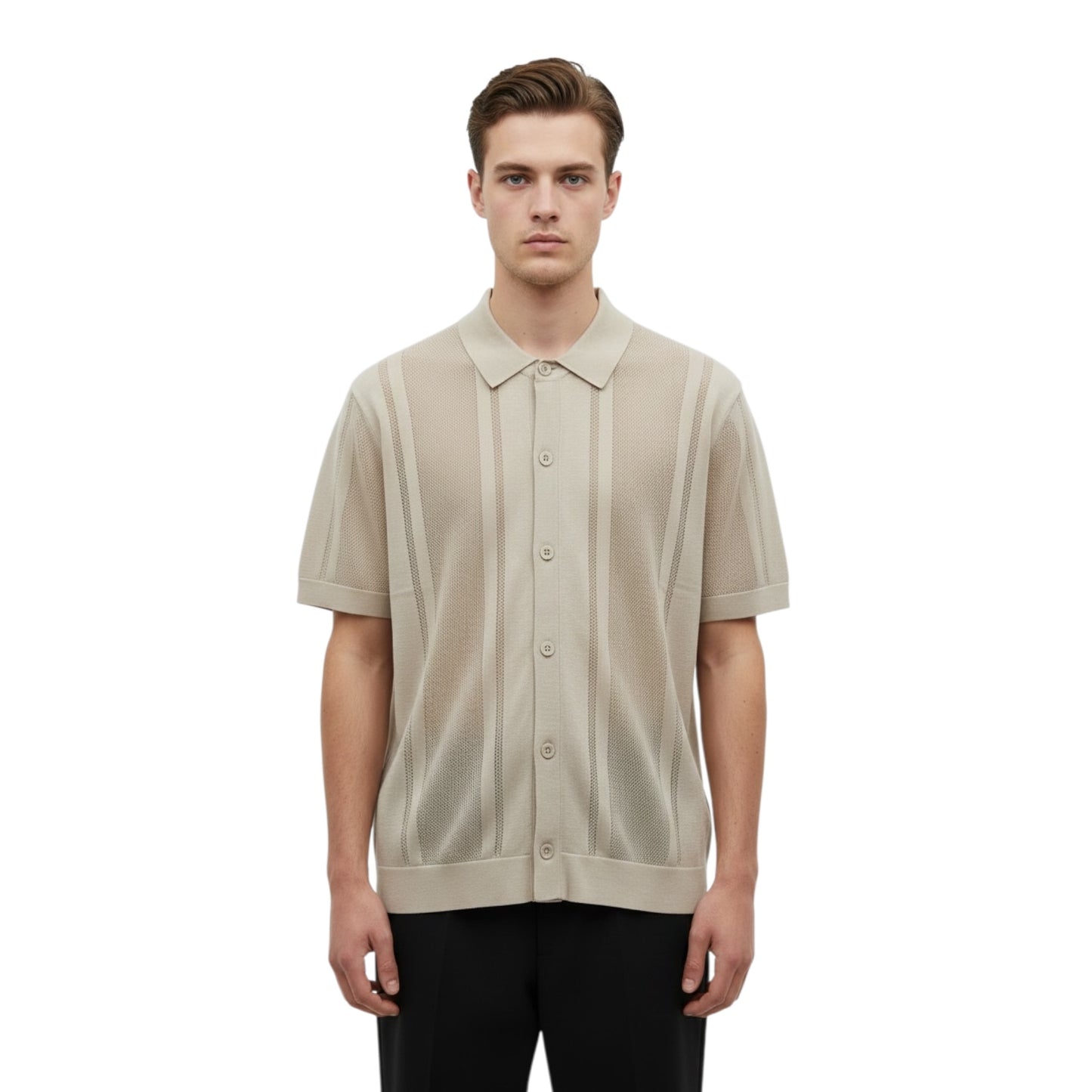 A033 - PAOLO PECORA MAGLIA GOLF PANNA