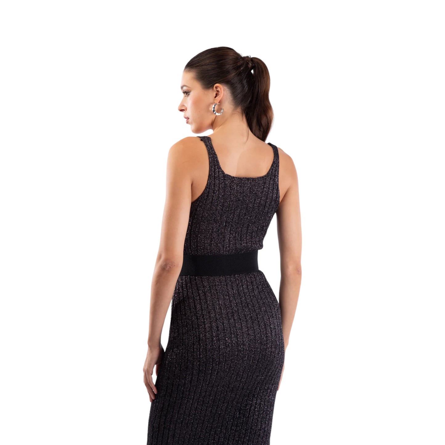 Le Voliere - Abito Silver Lurex