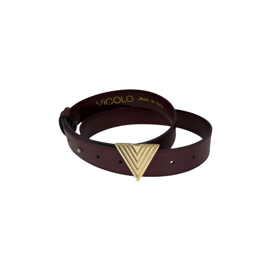 AF0019 - vicolo cintura logo bordeaux