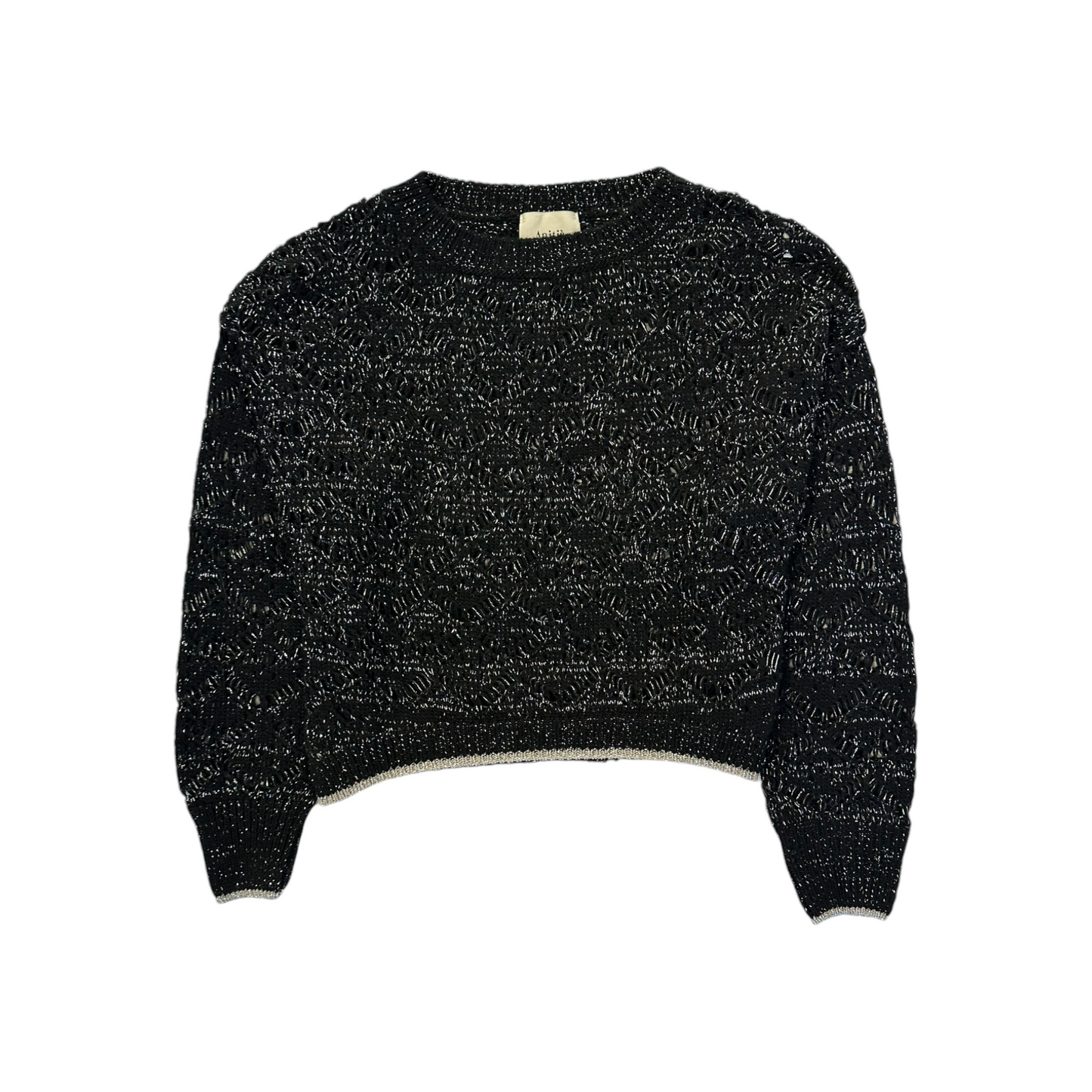 AND77761 - ANITIE MAGLIA LUREX NERO