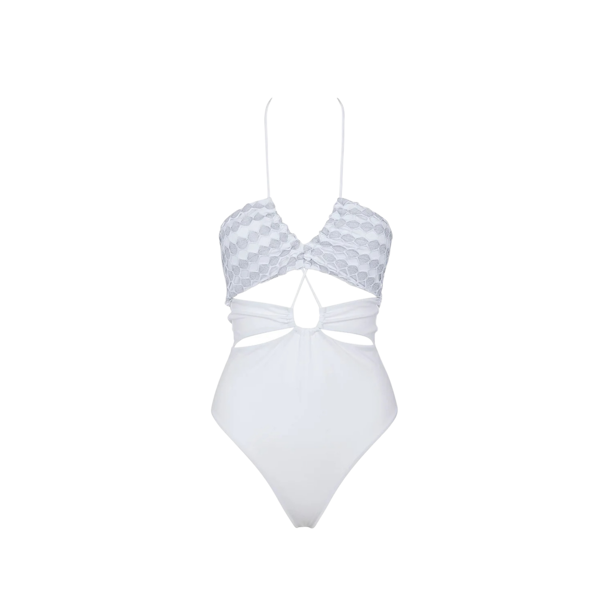 CICA0003 - Cotazur Costume Intero Lurex Bianco