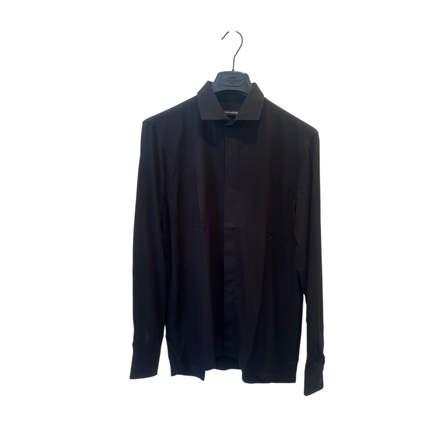 DA1FW26C103 - Daniele Alessandrini Camicia Viscosa Nero