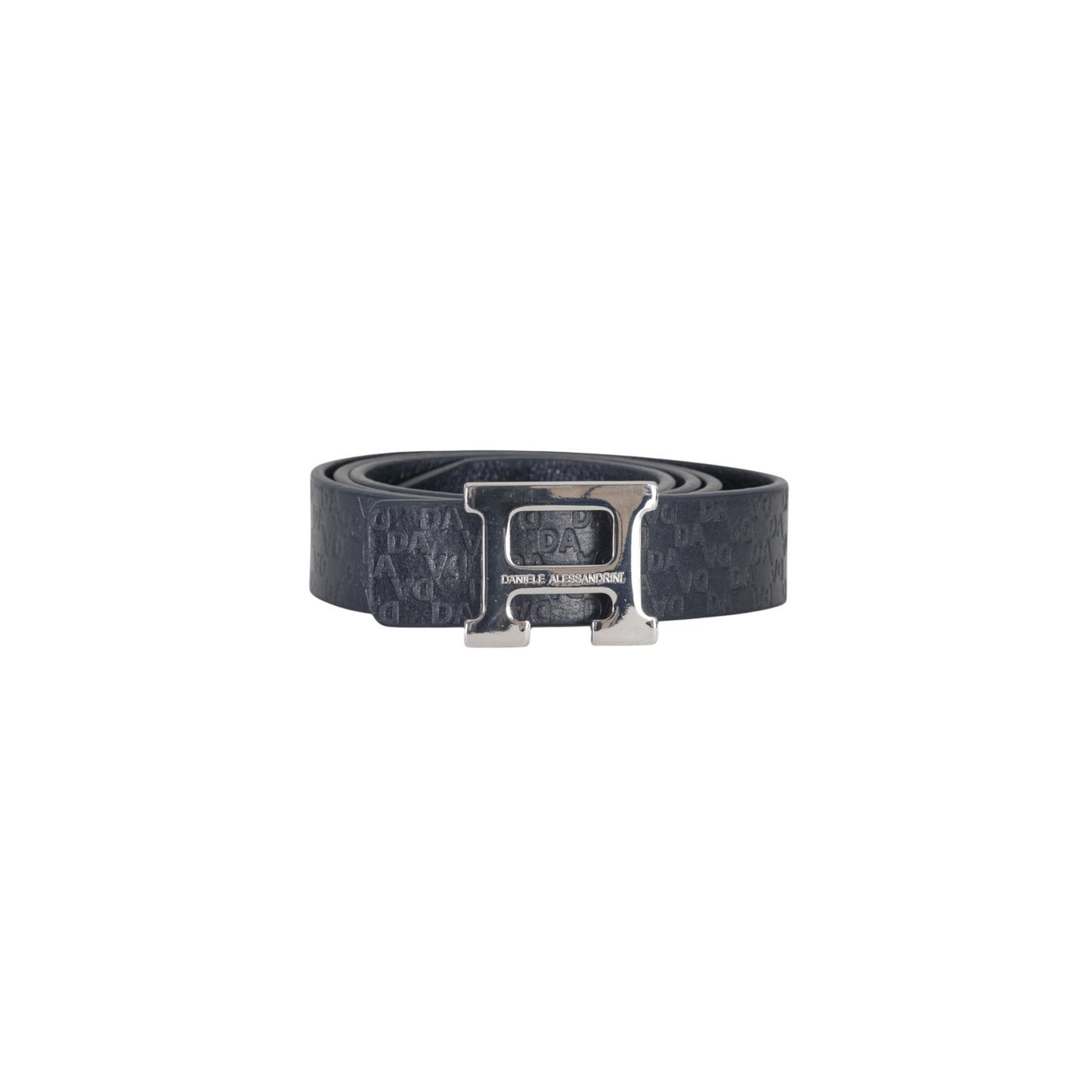 DA1FW26V012 - DANIELE ALESSANDRINI CINTURA BELT LOGO NERO