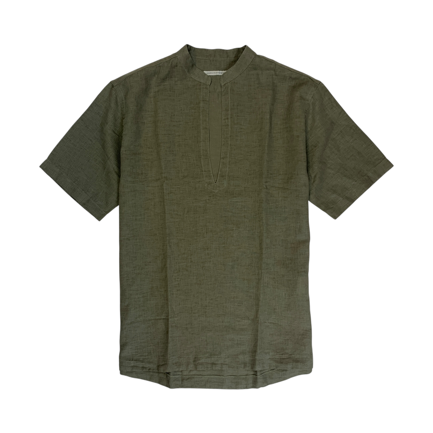 DA1SS25C014 - DANIELE ALESSANDRINI CAMICIA LINO MUD