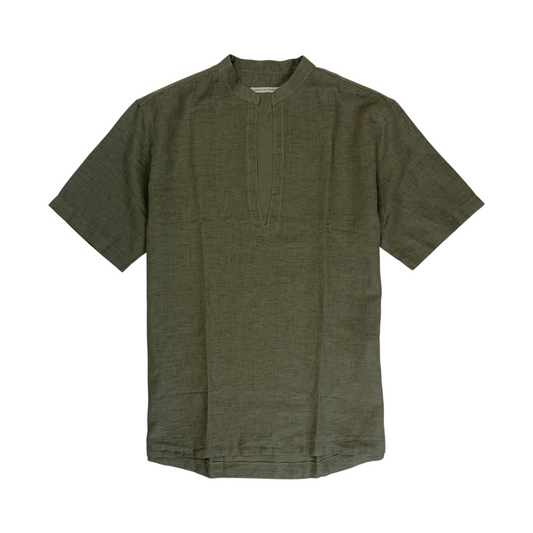 DA1SS25C014 - DANIELE ALESSANDRINI CAMICIA LINO MUD