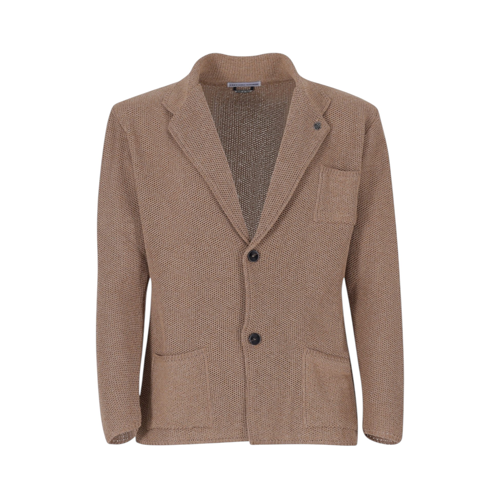 DA1SS25M001 - Daniele Alessandrini Giacca Traforata Caramel