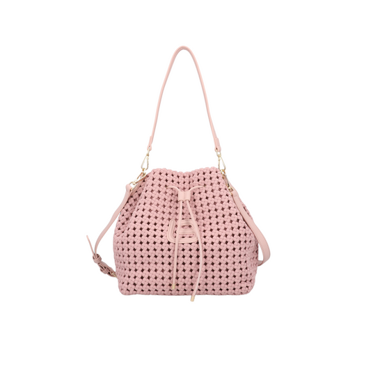 FANILUWOV - LA FILLE DES FLEURS BORSA FANILU' WOVEN PINK