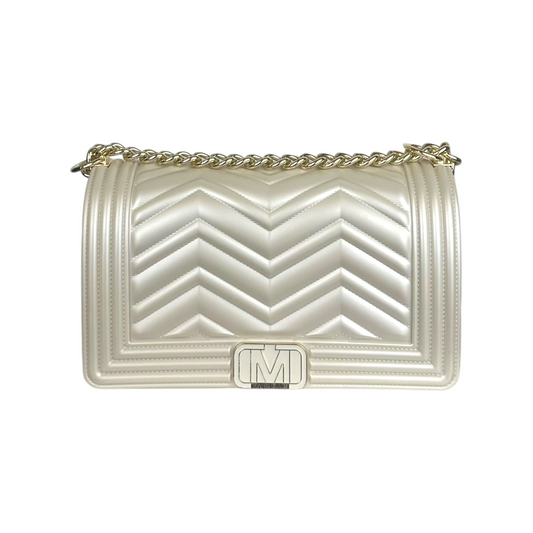 MARC ELLIS BORSA FLAT WAVE M TURTLEDOVE - LIGHT GOLD