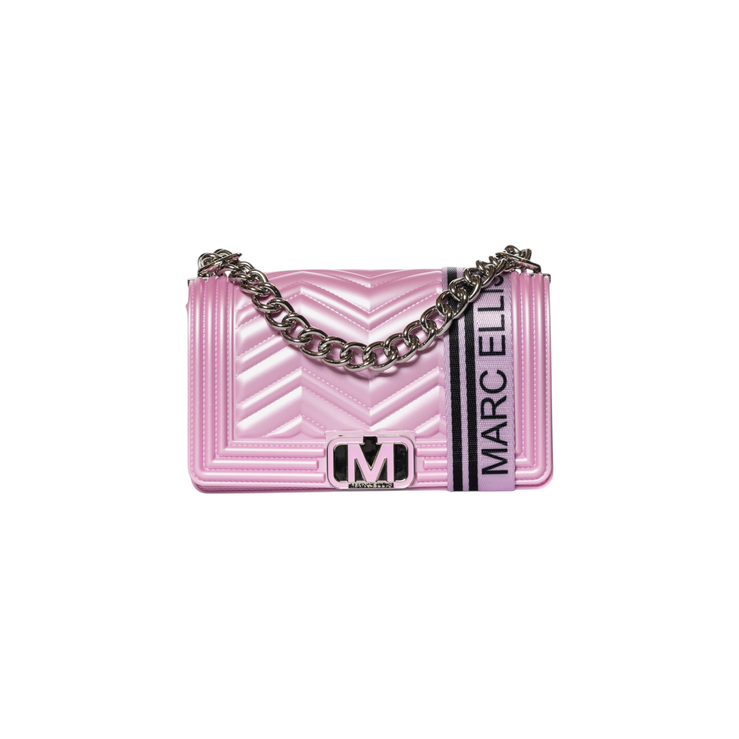 MARC ELLIS BORSA FLAT WAVE S PINK LAVANDER - SILVER