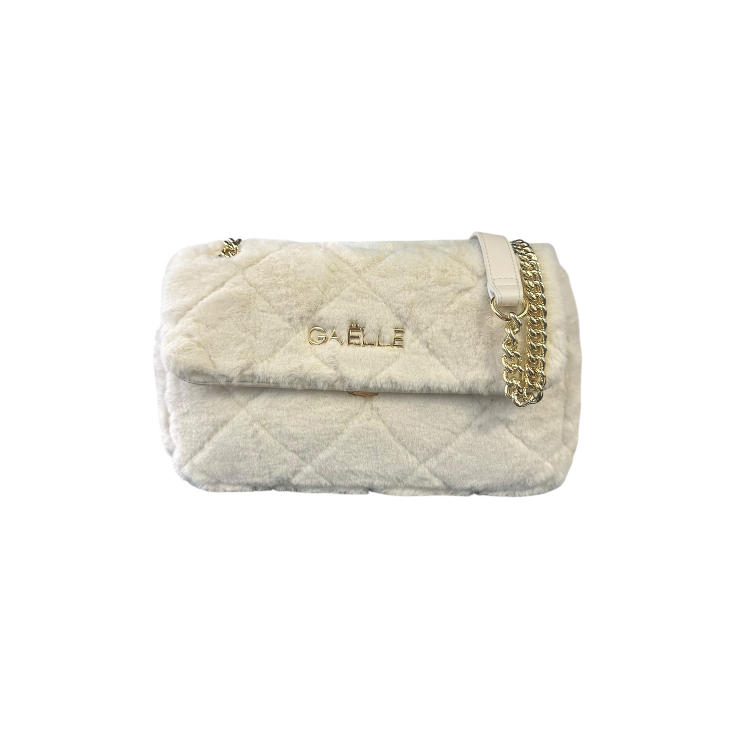 GAACW02408 - GAELLE PARIS REGULAR SHOULDER STRAP ECOFUR BURRO
