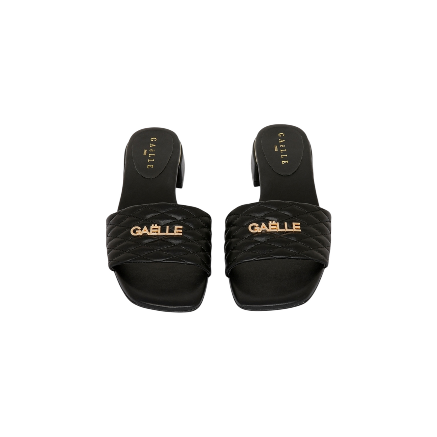 Gaelle Paris - Sandalo Matelasse con Lettering