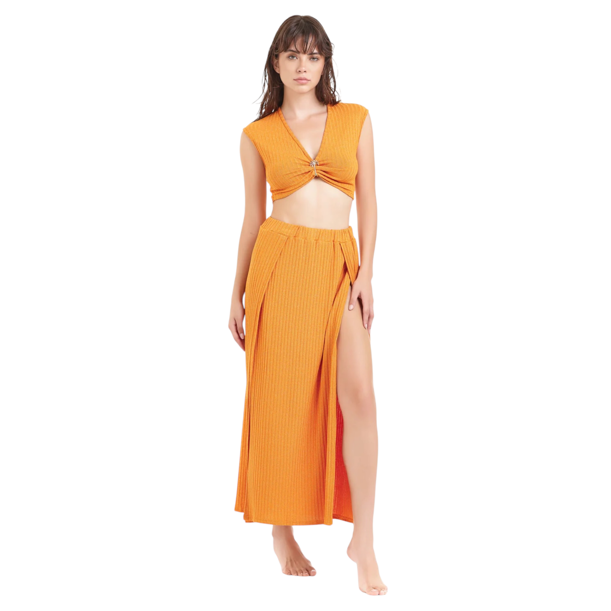 GOCA0078 - Cotazur Gonna in Maglia a Costine