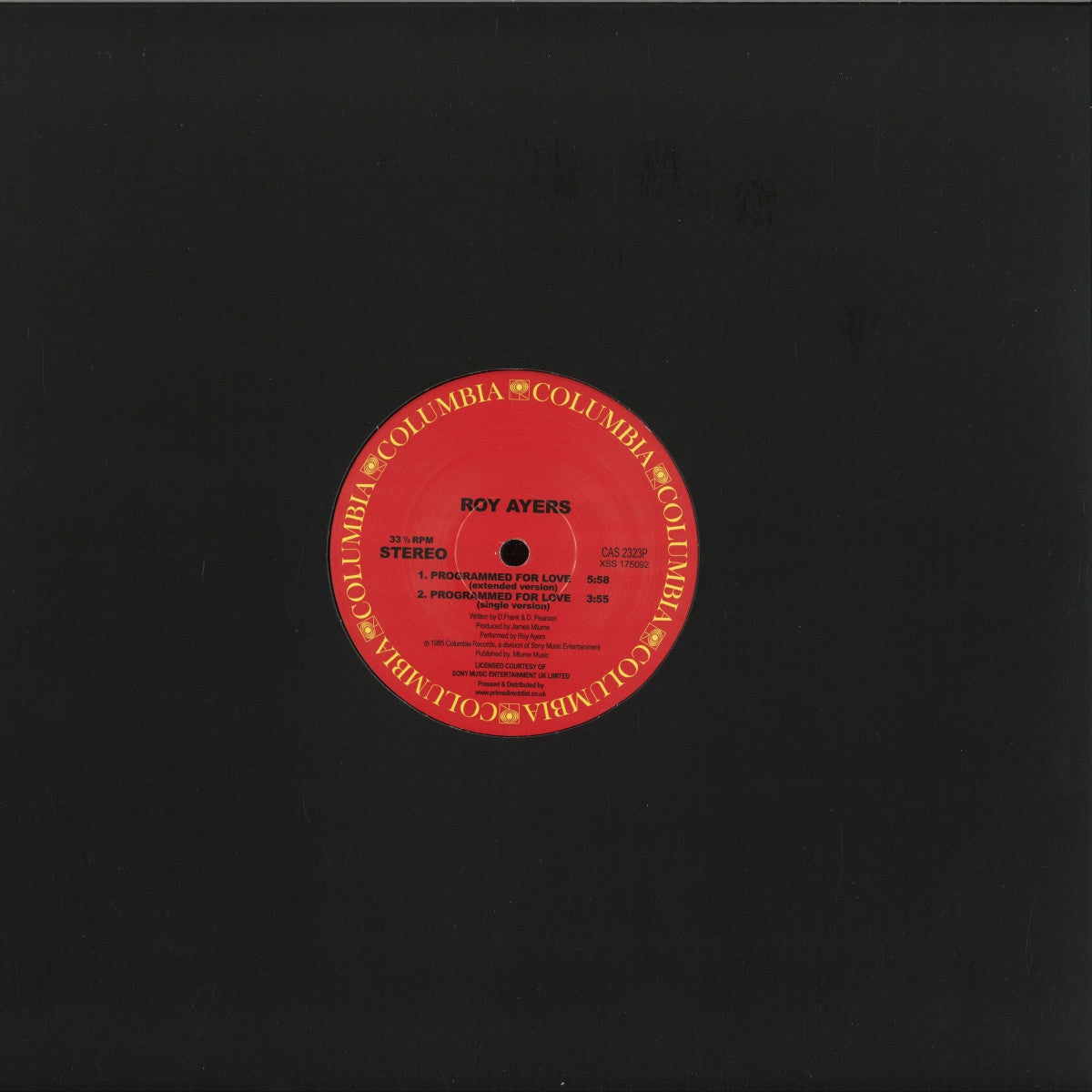 Roy Ayers
Programmed For Love