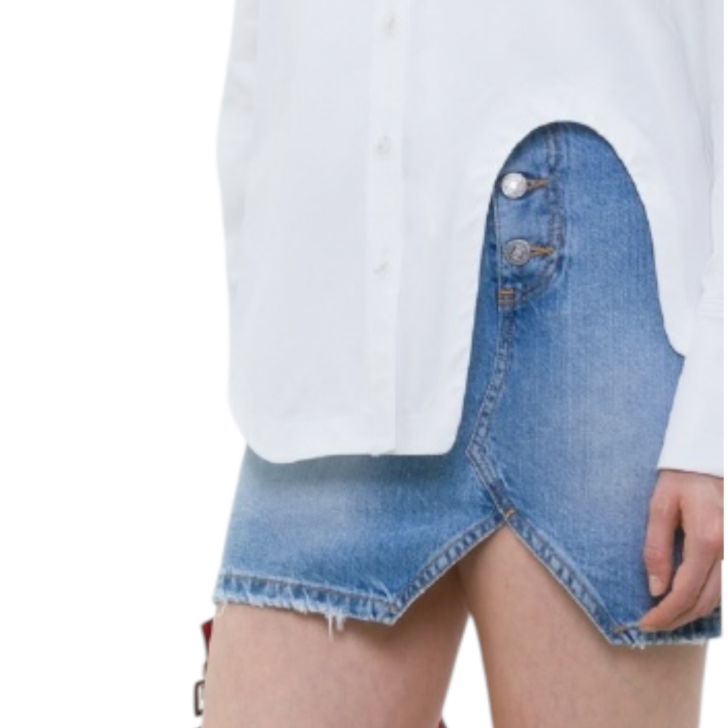 Jijil - Mini Gonna Denim Vintage