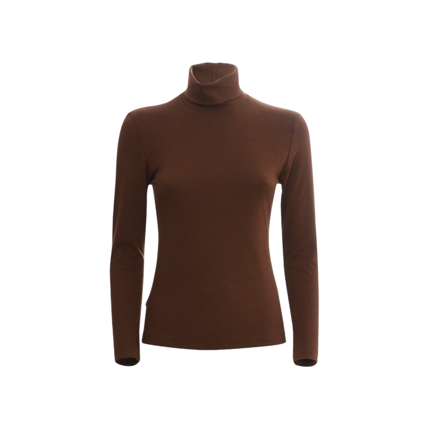 JPI24BL181 - JIJIL T-SHIRT COLLO ALTO COFFEE