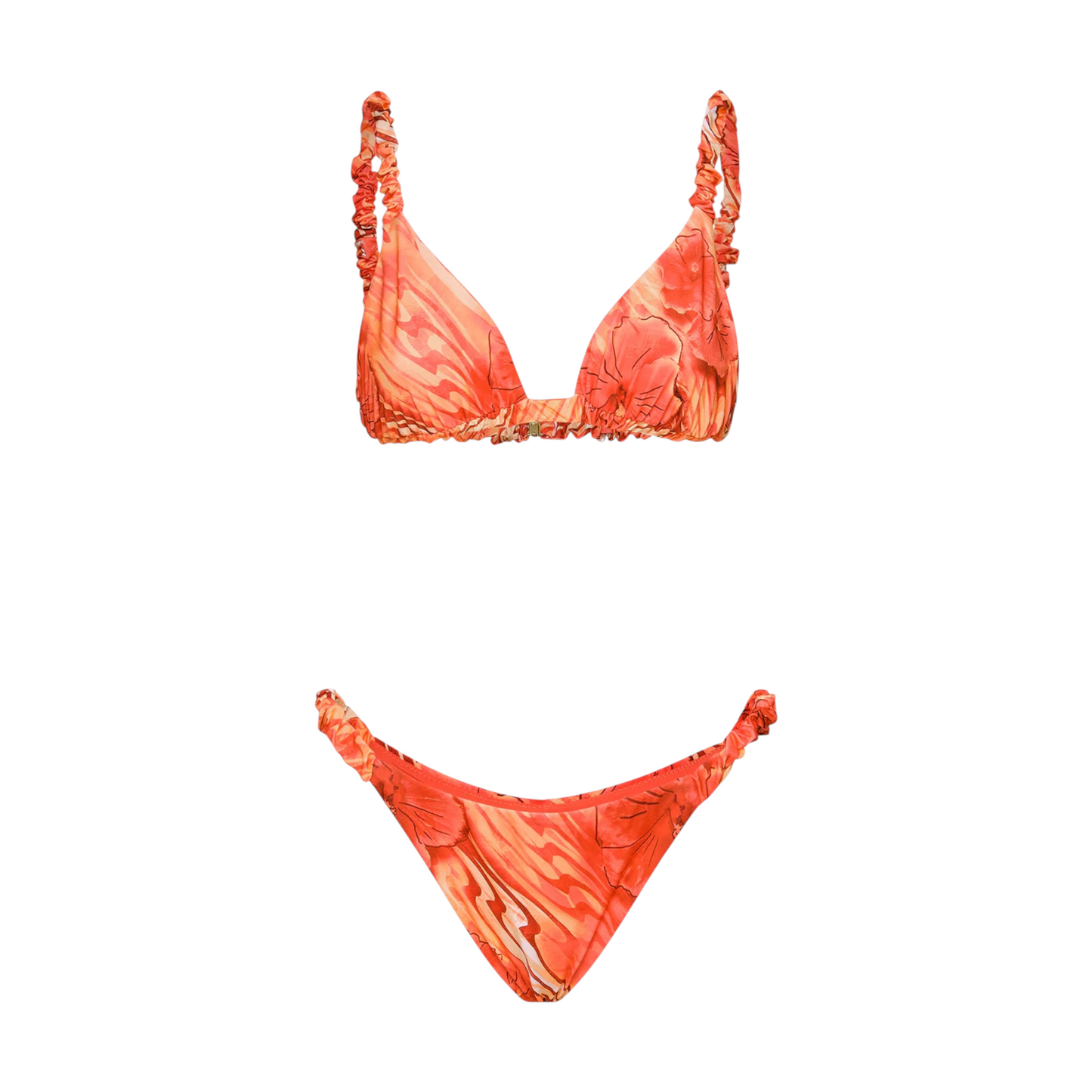 Me Fui - Bikini Triangolo Fantasia Arricciato