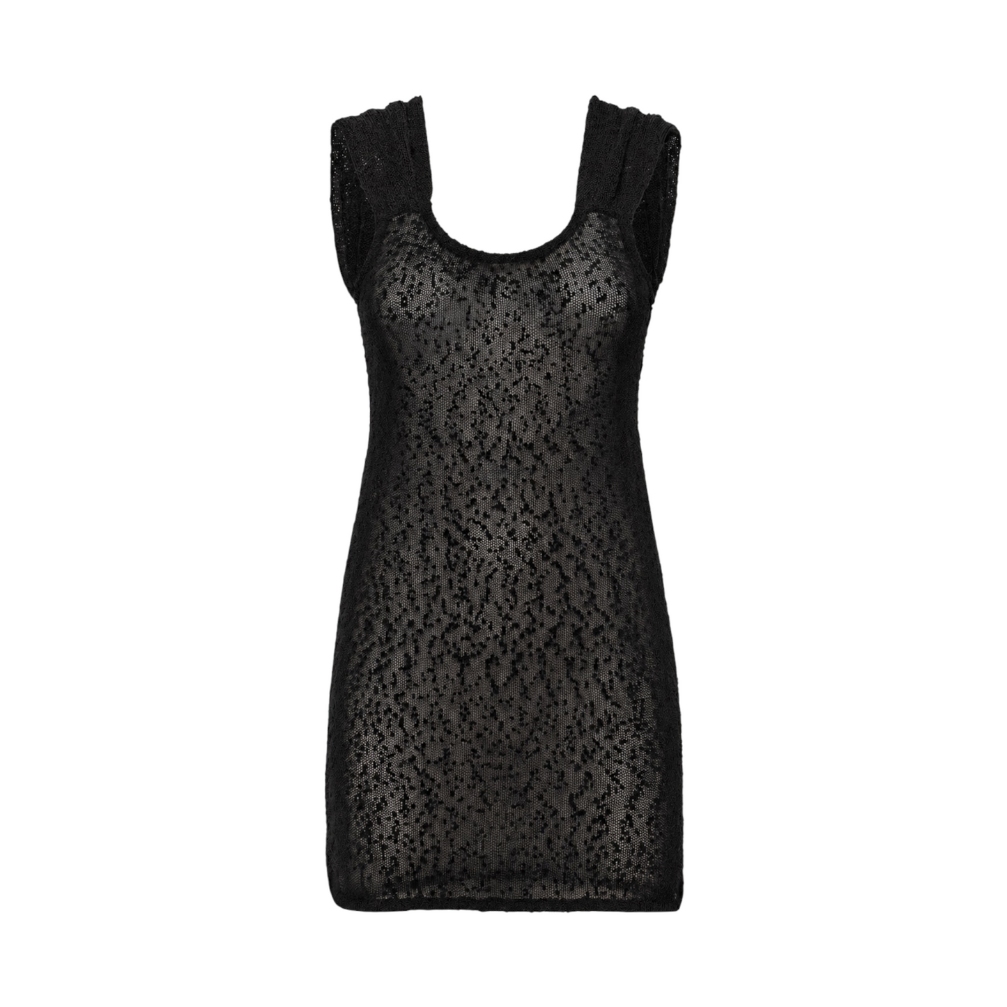 SW0426BK - ME FUI ABITO CORTO in maglia NERO