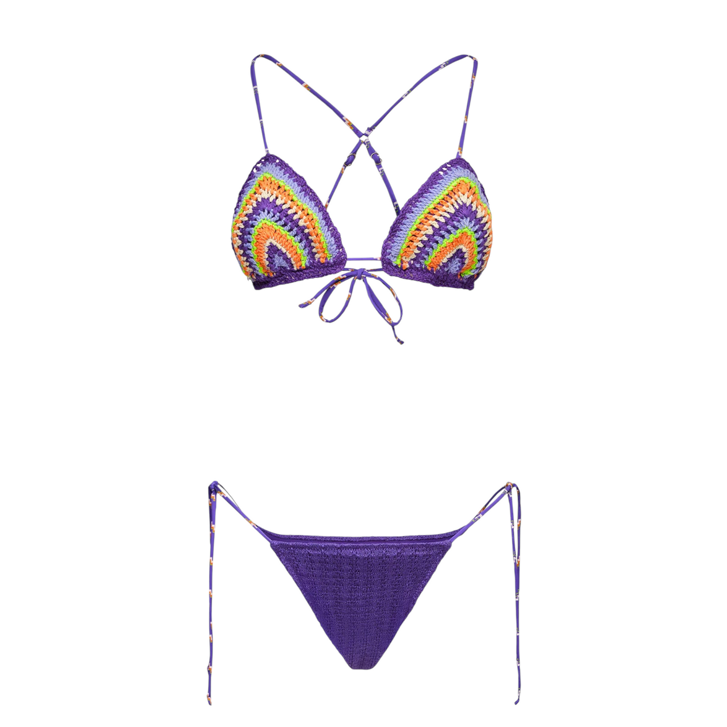 Me Fui - Bikini Triangolo Uncinetto Regolabile