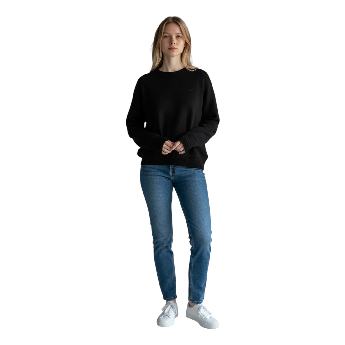 MK012 - JIJIL MAGLIA GIROCOLLO NERO