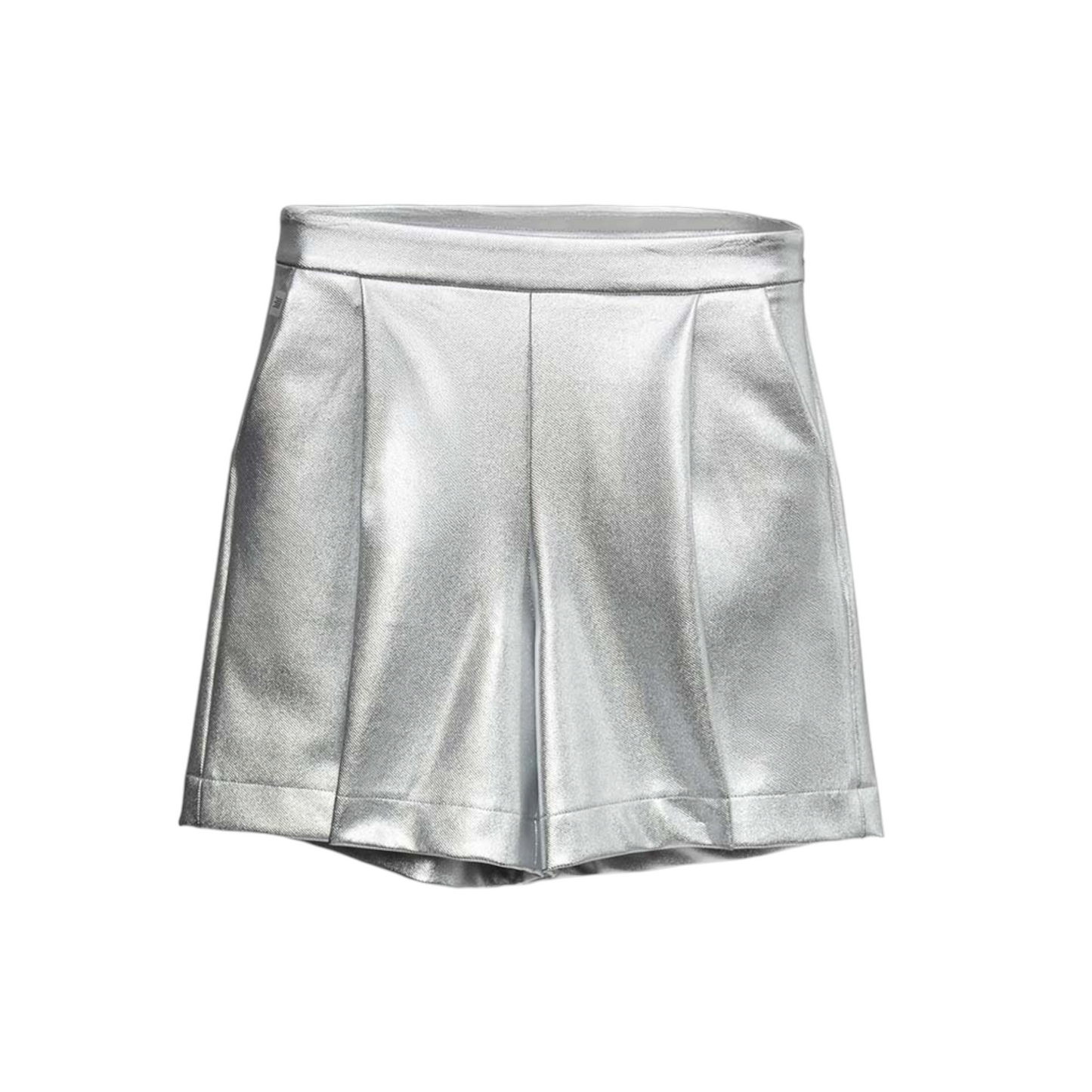 SH117 - JIJIL SHORTS CON PINCES SILVER