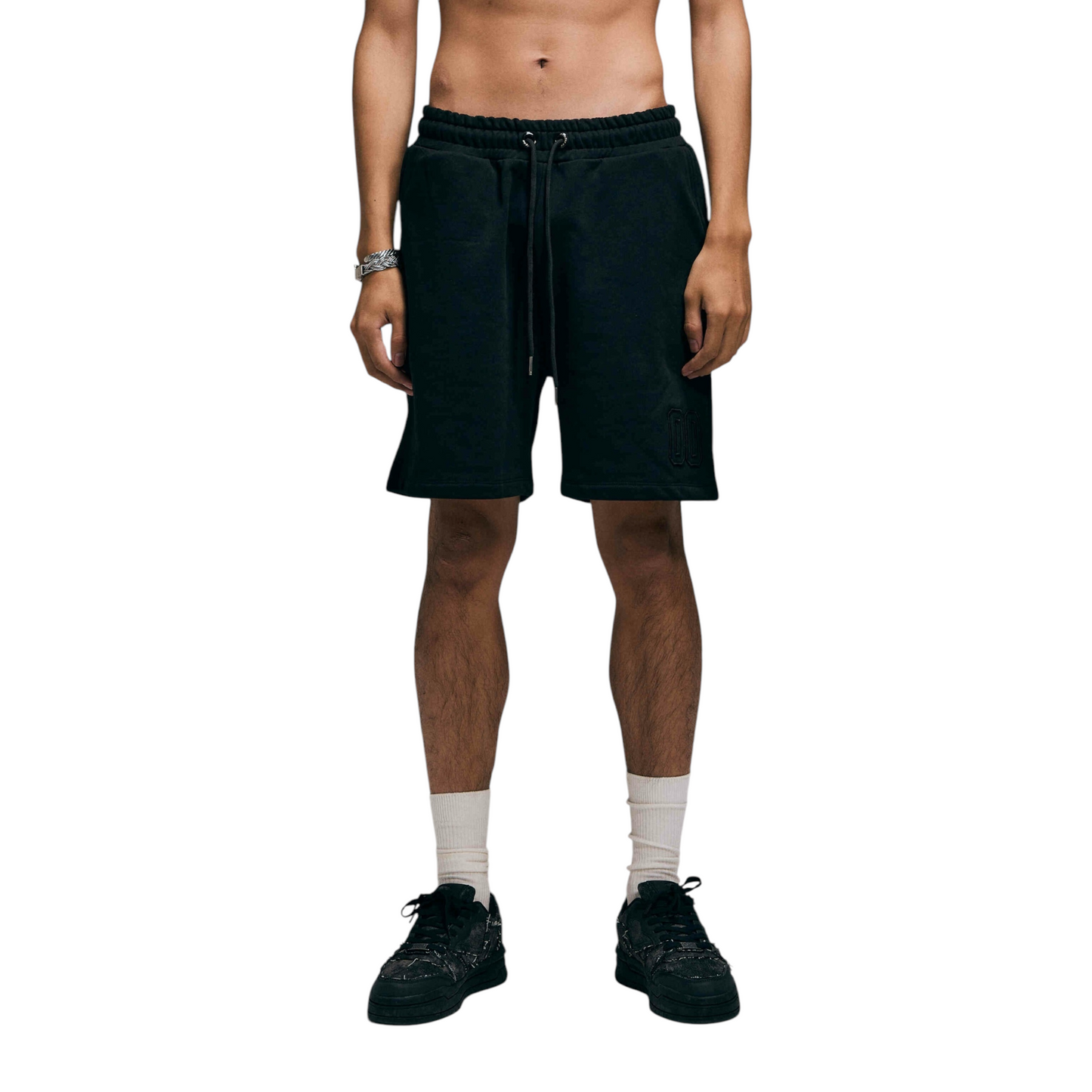 Numero 00 - Embroydered Short Nero