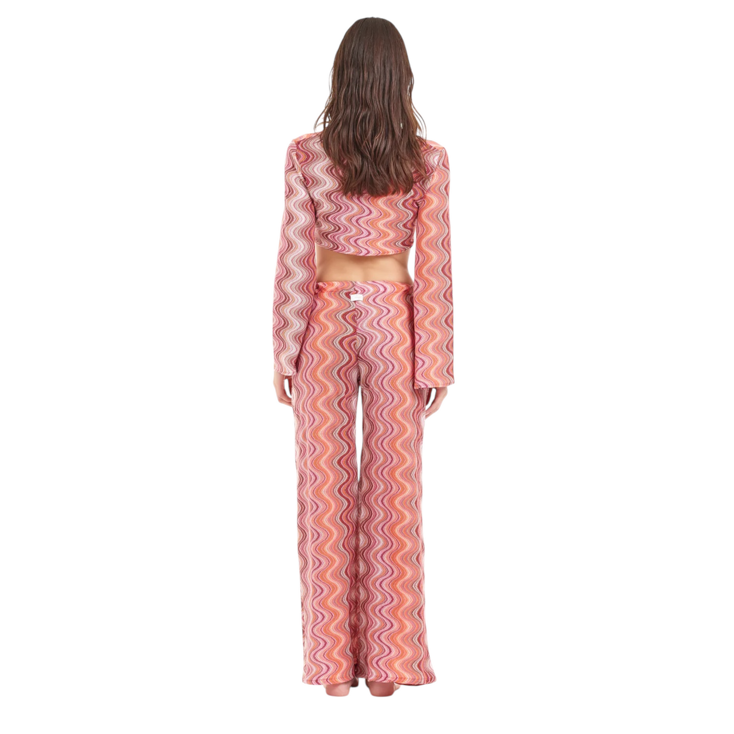 Cotazur - Crop Top Crochet Onde