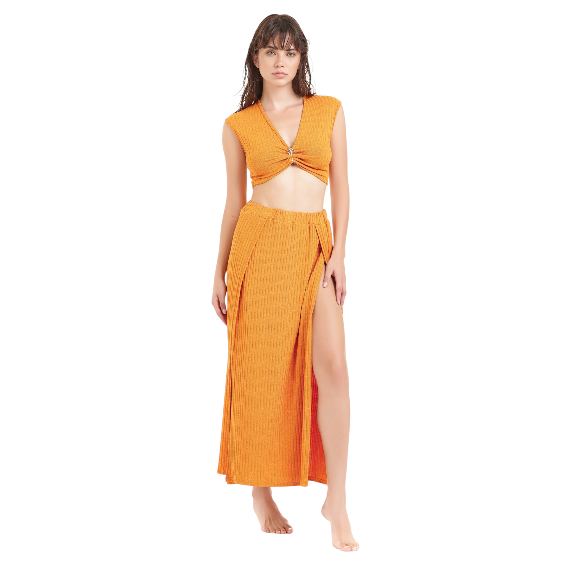 CNCA0079 - Cotazur Crop Top Palme
