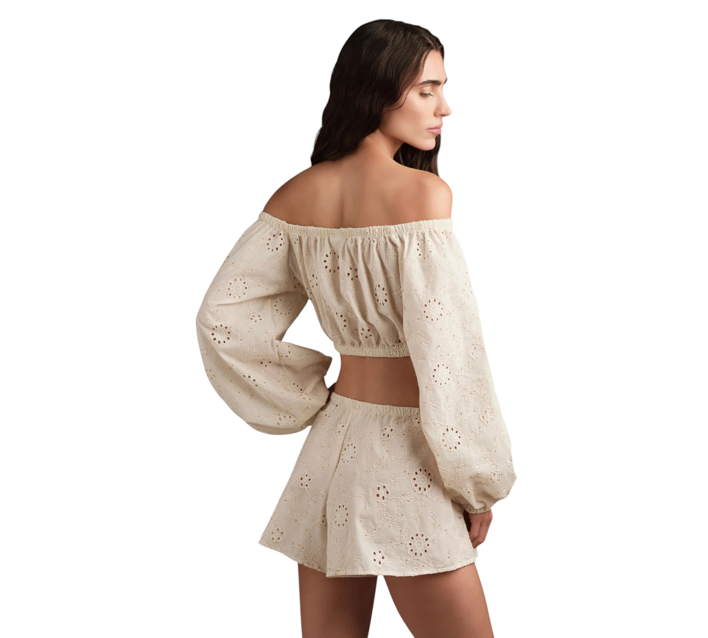 Cotazur - Crop Top Sangallo