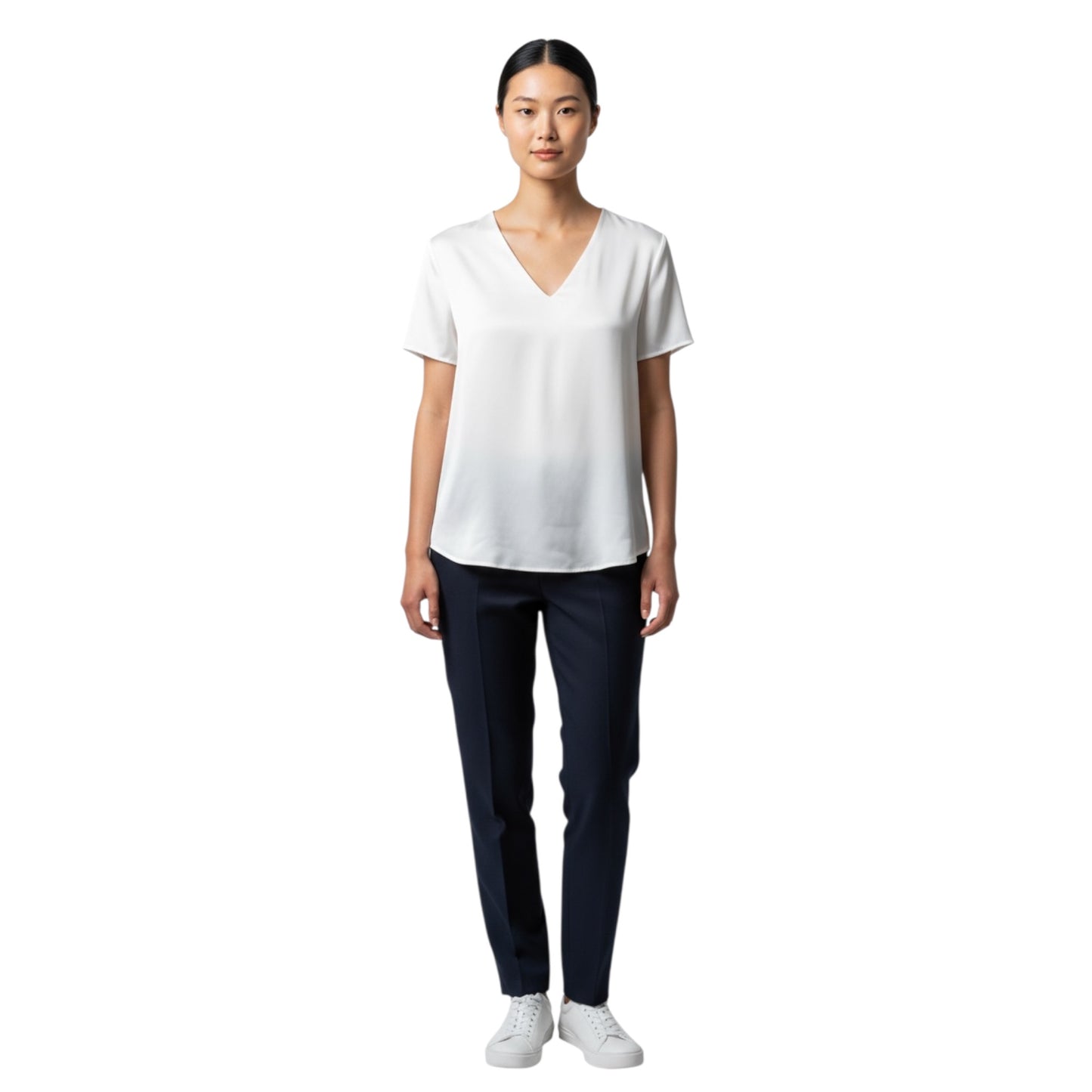 VIVI-108 - HANAMI D'OR T-SHIRT VIVI BIANCO
