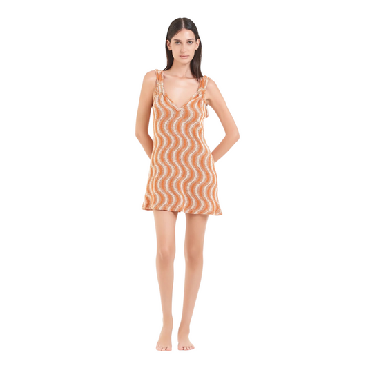 VSCA0021 - Cotazur Mini Abito in Maglia Wave