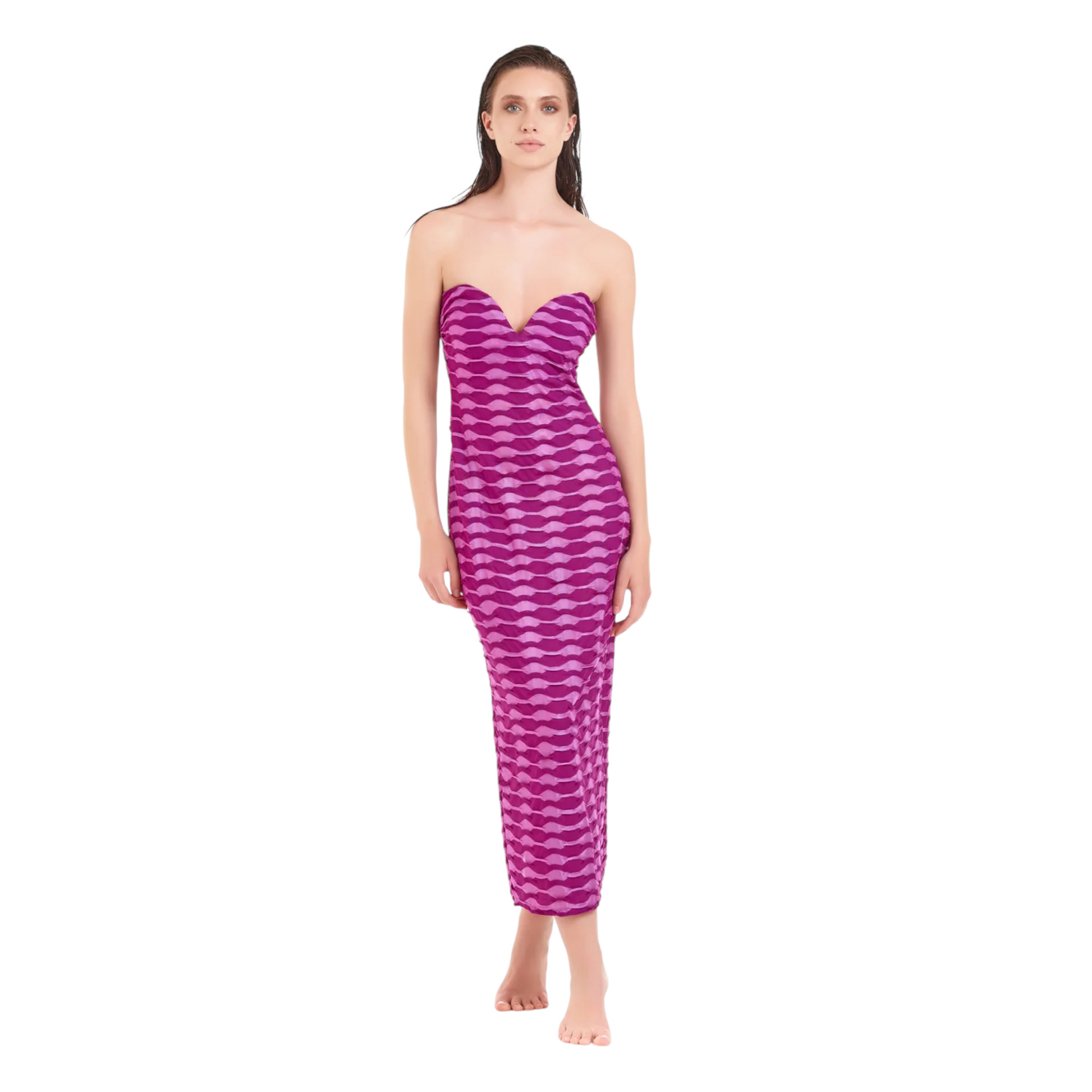 VSCA0086 - Cotazur Abito Bustier Magenta