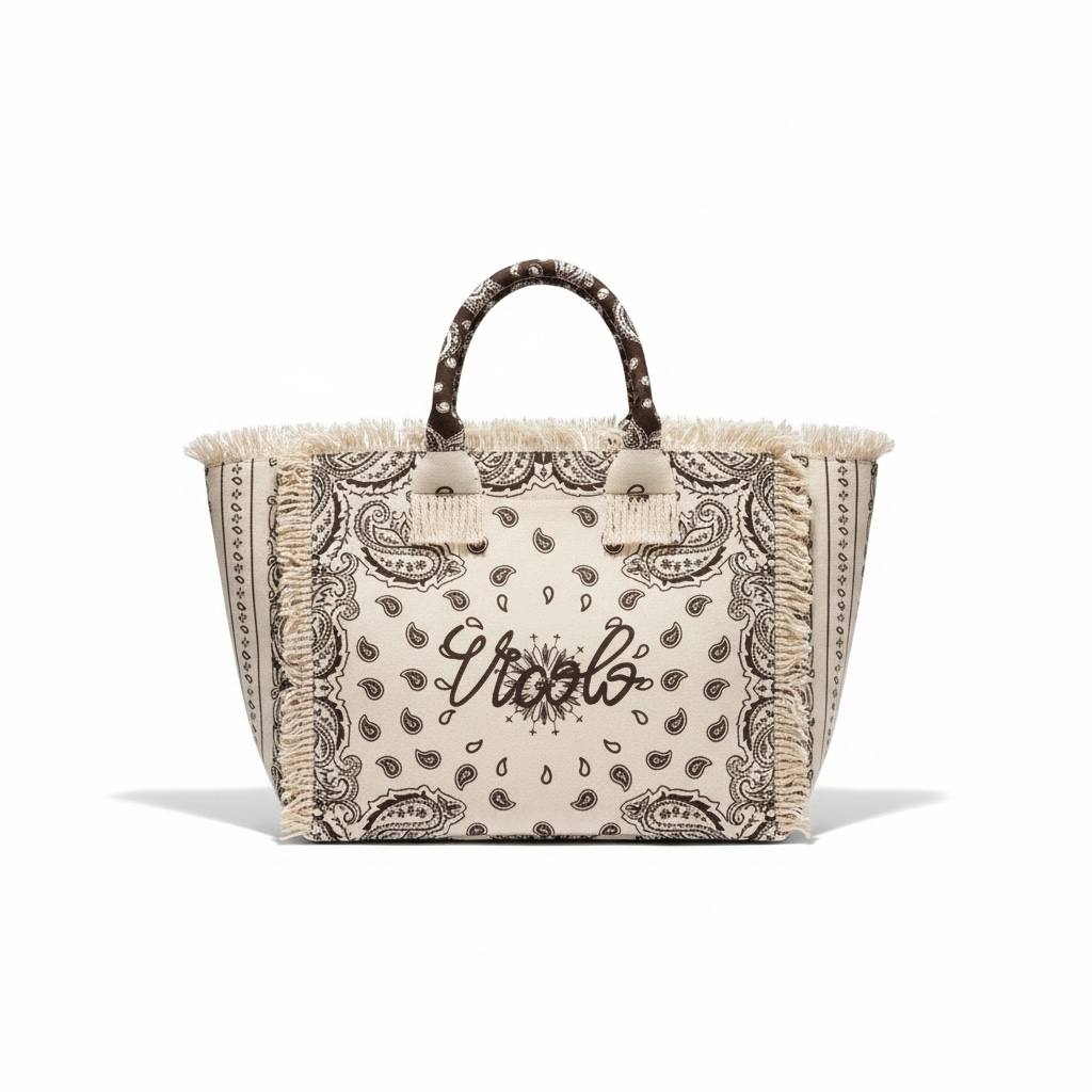 XAB0007 - BORSA IBIZA BANDANA SMALL BURRO MORO