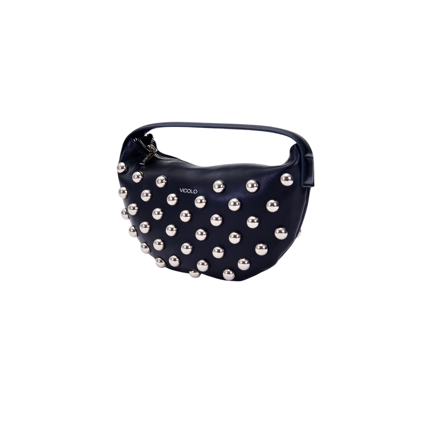 Vicolo - Borsa Croissant Studded