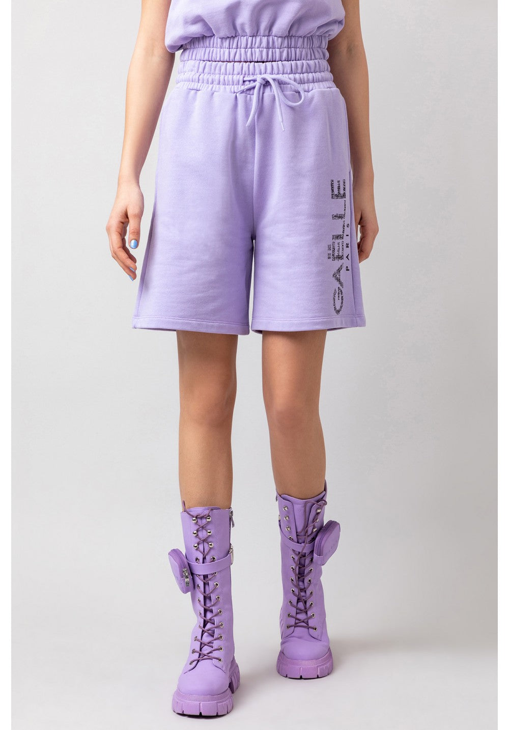 Gaelle Paris - Fleece Bermuda shorts