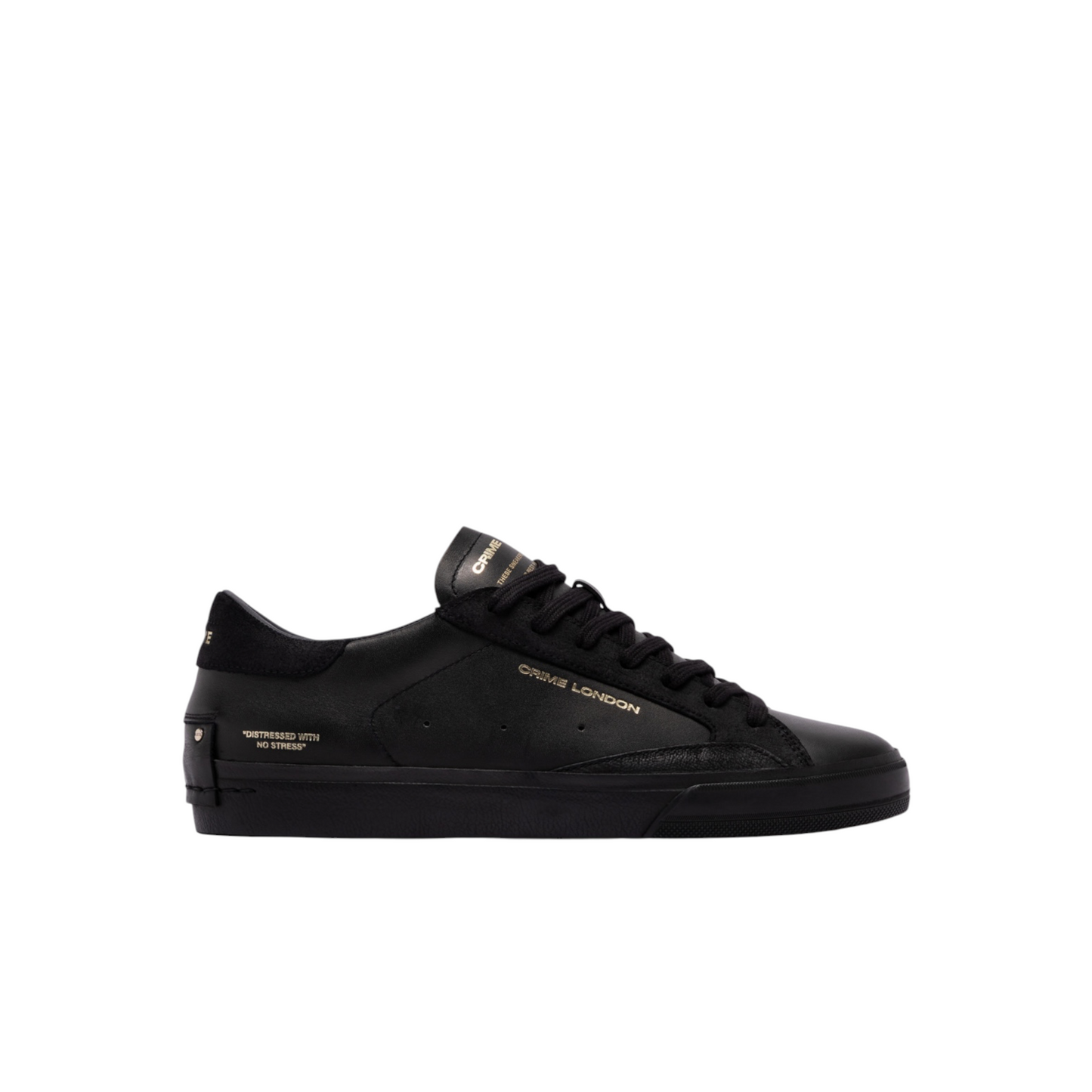 10053AA9 - CRIME LONDON DISTRESSED 2.0 OBSIDIAN BLACK