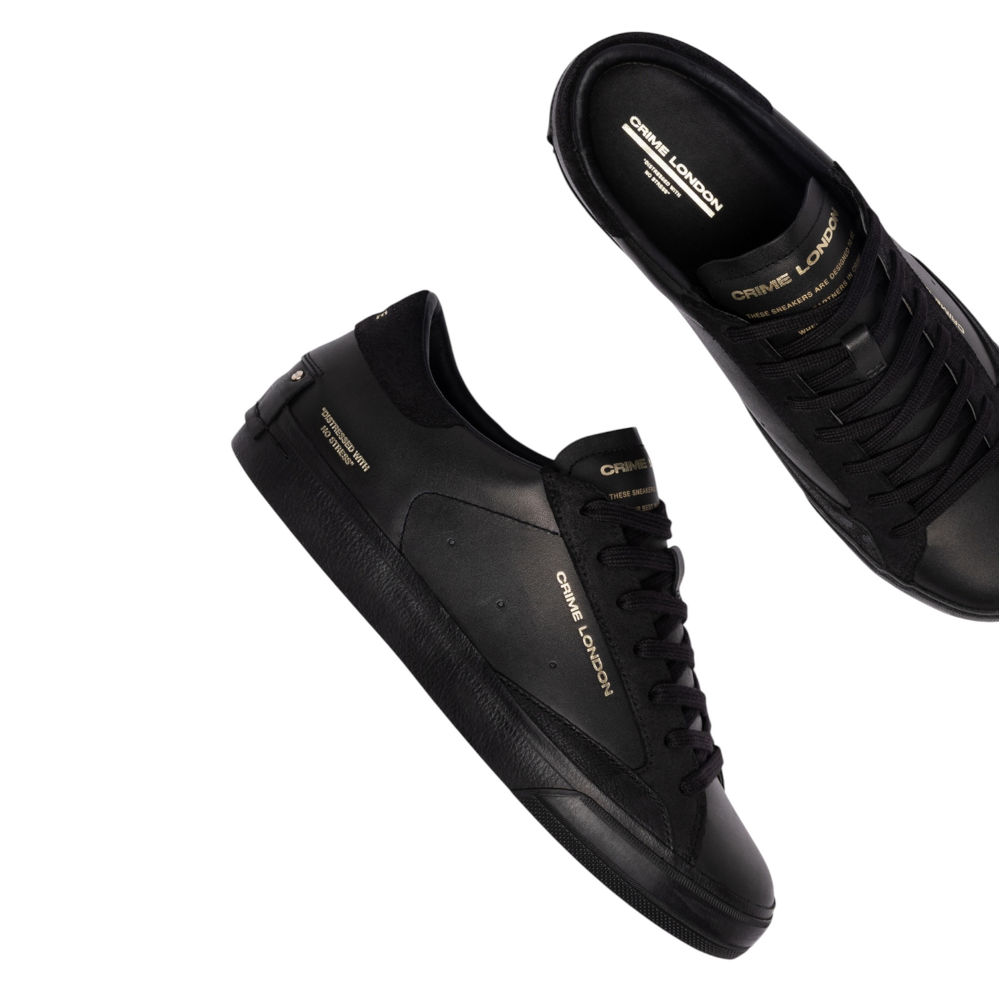 Crime London - Sneaker Distressed 2.0 Obsidian Black